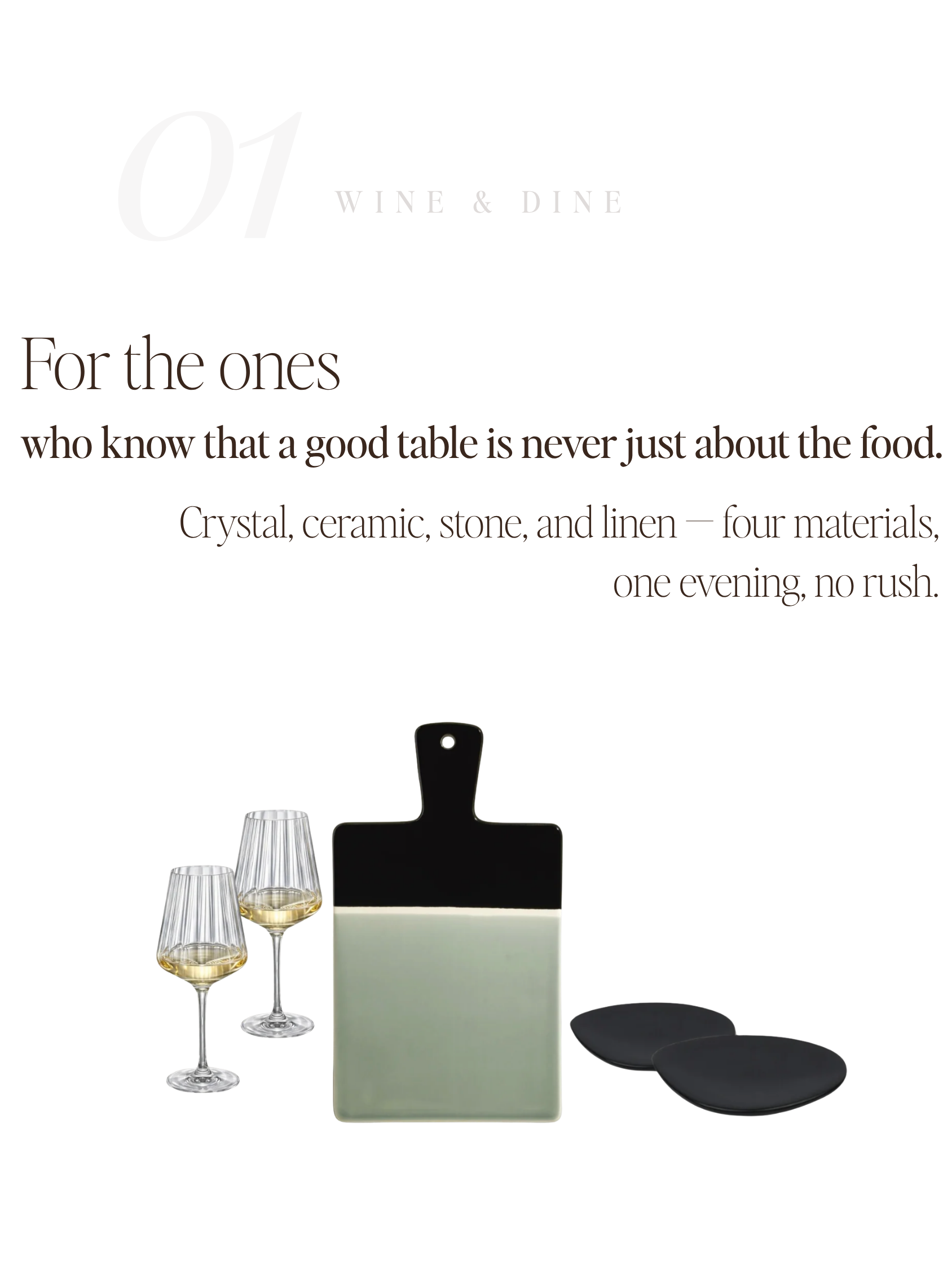 Wine & Dine  — No. 01
